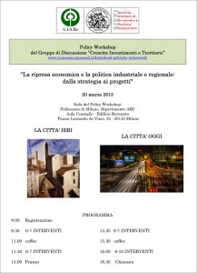 Microsoft Word - Annuncio - Policy Workshop 20 marzo - 13 marzo